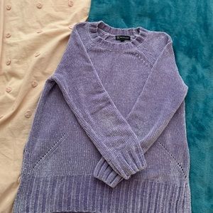 INC international Concepts plush/velvet sweater size S